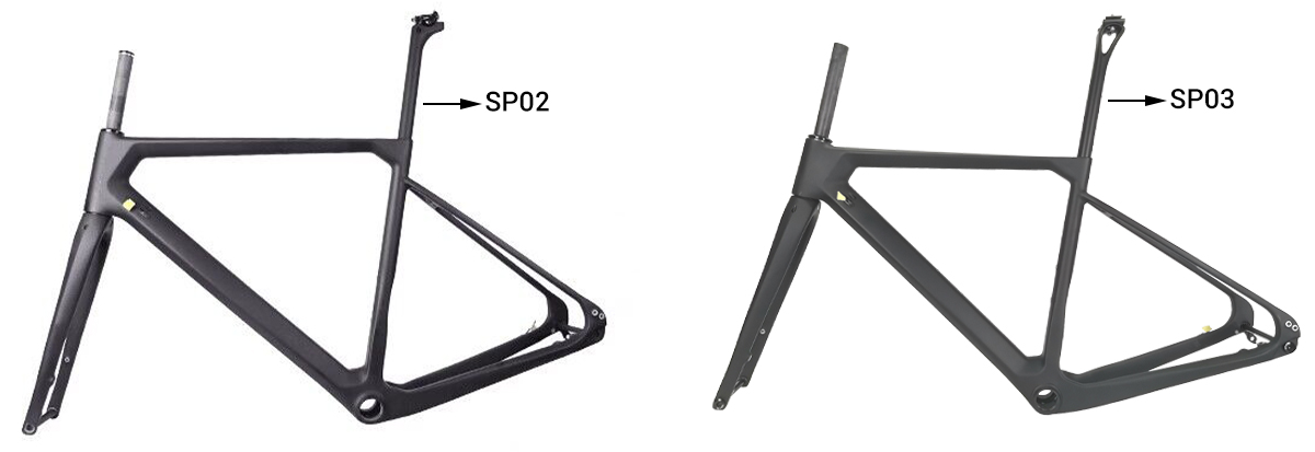 SP02 och SP03 sadelstolpe på grusram